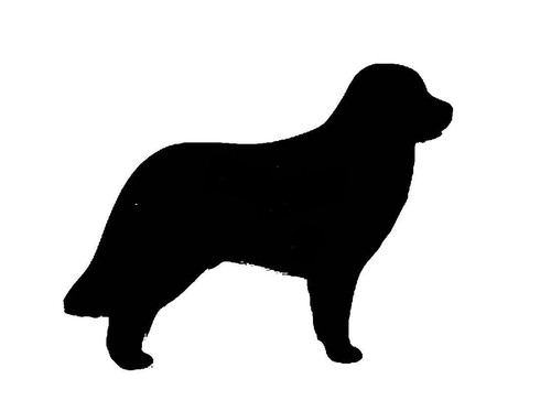 Leonberger dog shape - leonberger, fridge