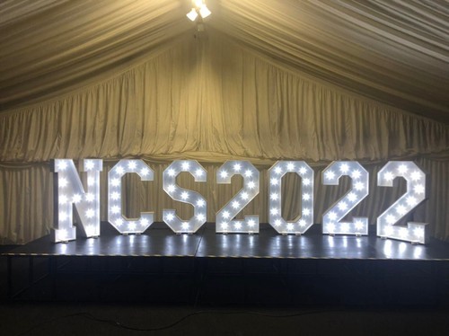 Giant letters for corporate - for,