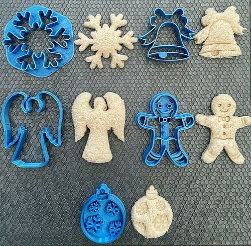 Christmas cookie fondant - christmas,