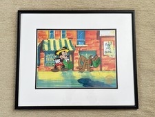 Framed 1989 Sericel Serigraph