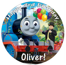 Thomas The Tank Engine Cake Toppers Edible Wafer Paper 7.5 Inches