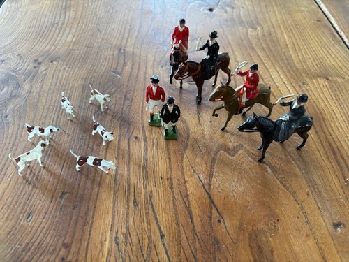 Vintage britains lead hunting - britains,