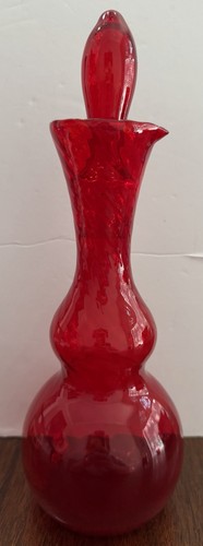 Vintage ruby red glass - vintage,