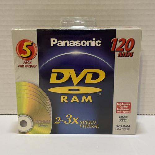 Sealed panasonic dvd - ram, 5