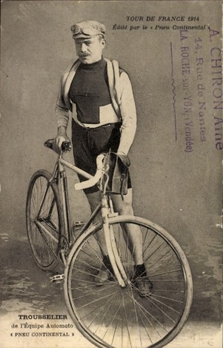Cpa tour france 1914 - france,