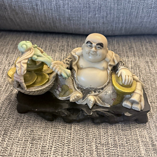 Lucky laughing buddha figurine - buddha,