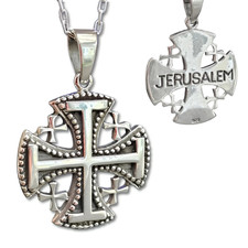 Jerusalem Cross Pendant 5 Fold