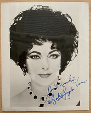 Elizabeth Taylor Signed