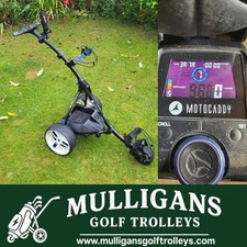 USED MOTOCADDY S3 PRO ELECTRIC GOLF TROLLEY & New lithium battery