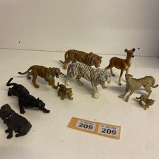 Job Lot Papo Animals x tigers panther cheater deer 