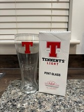 Tennents Lager Pint Glasses
