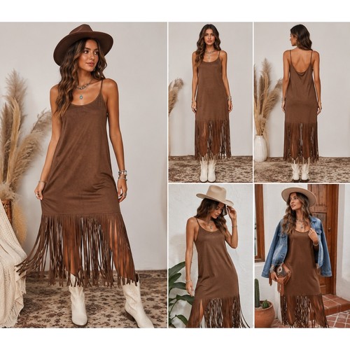 San joy brown faux - san,