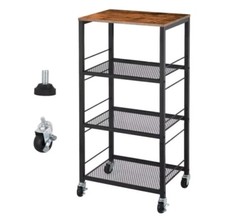 YBING Kitchen Cart on Wheels Rolling Kitchen Island Carts with Wheels and Storag