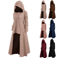 Halloween Adult Hooded Robe Cloak Cape Party Witch Vampire Cosplay Costume Dress