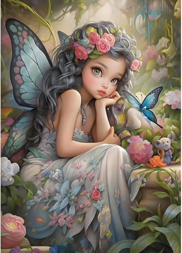 Diy fairy diamond painting - diy,