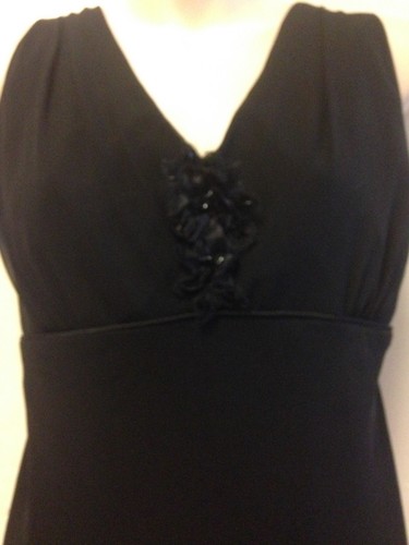 Sleeveless black dress - sleeveless,