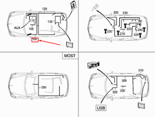 MERCEDES-BENZ E Coupe C207 Potential Distributor Harness A2045403107 NEW GENUINE