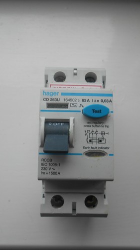 Hager 263u 63a - hager, rcd