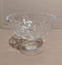 Crystal Scalloped Edge Footed Dessert Bowl