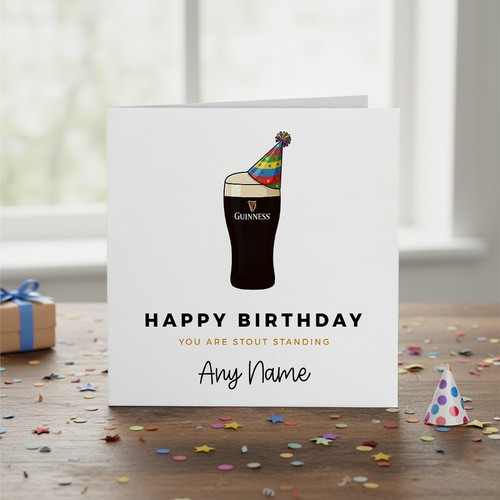 Personalised birthday card - personalised,