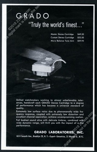1960 grado stereo cartridge - grado,