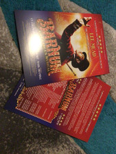 BARNUM the Musical  2026 TOUR THEATRE FLYERS X 2