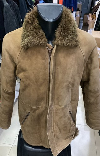 Men brown shearling - men's,