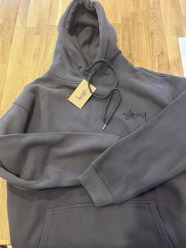 Stüssy hoody grey brand - stüssy, grey-