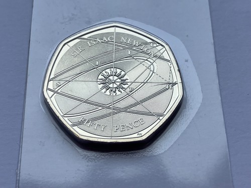 Sir isaac newton coin - sir,