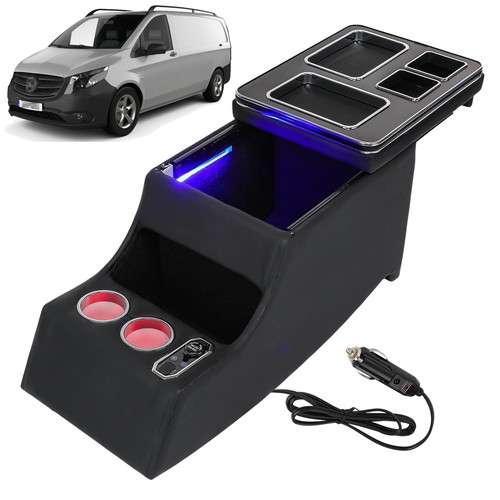 Led central console storage - console,