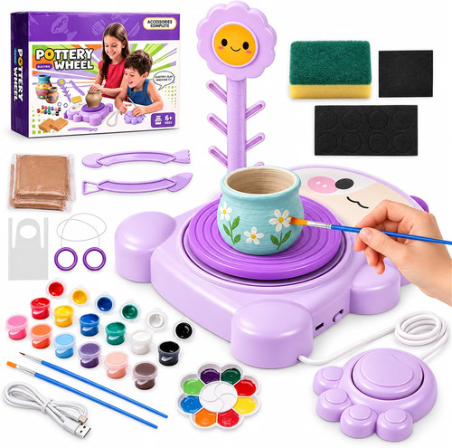 Kids pottery wheel kit - kids,