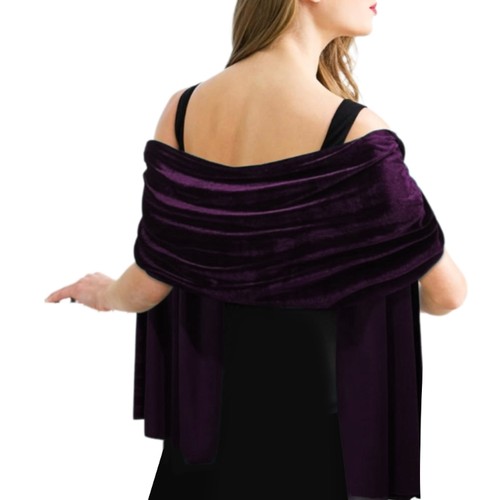 Elegant velvets shawl solid - elegant,