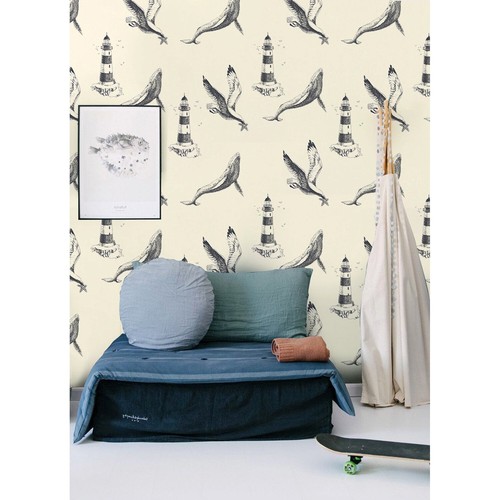 Sea vintage illustration