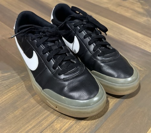 Nike court shot black gum - court,