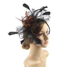 Women Flower Feathers Royal