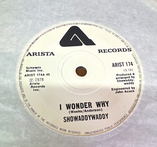 Showaddywaddy wonder why - i,
