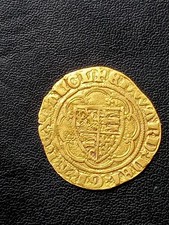 Hammered Gold Edward III quarter noble treaty period