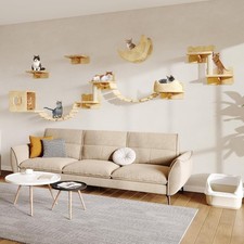13-in-1 Cat Wall Shelves, Wall