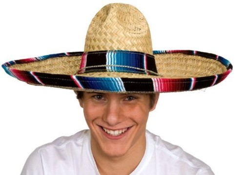 Mexican sombrero costume hat - sombrero,