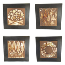 4x CERAMANO Pottery Wall Tile
