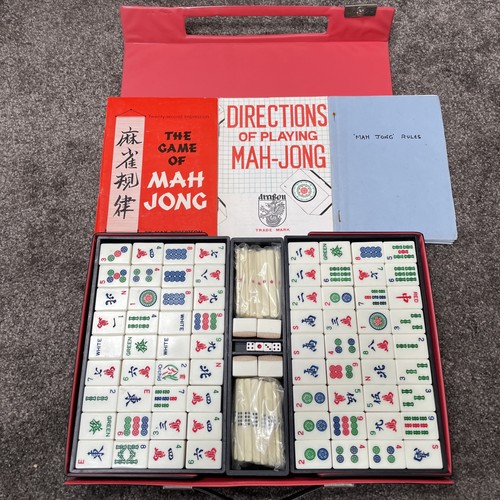 Vintage mahjong mah jong set - jong,