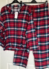 NEW M&S Ladies Red Check