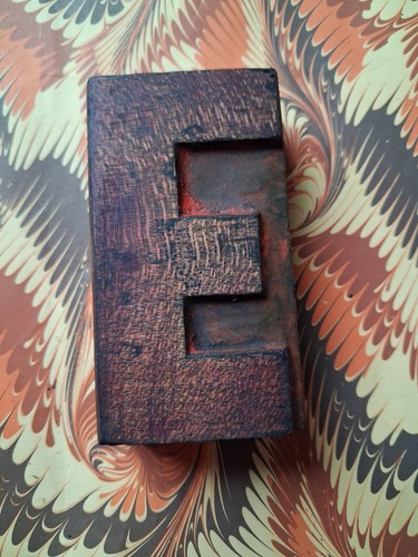 Large wooden letterpress - wooden,