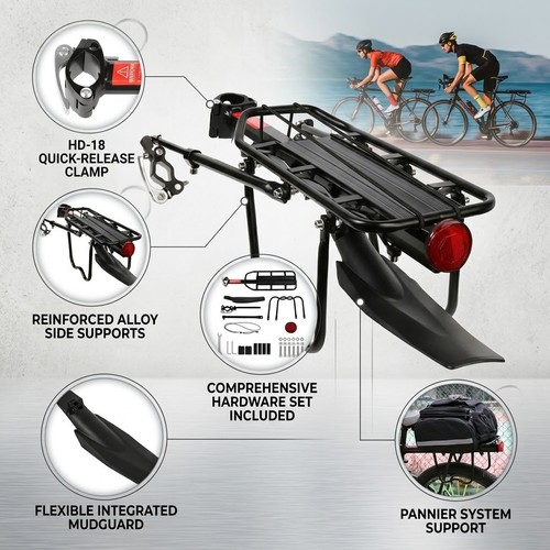 Rear mtb bicycle pannier - mtb, rack