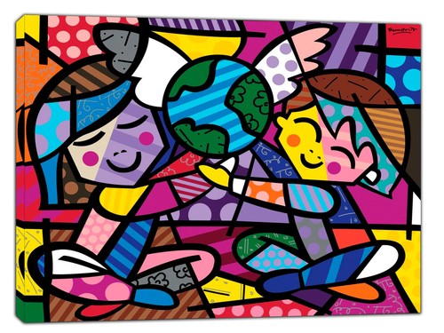 Romero britto style - britto,