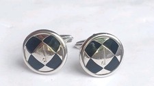 Dunhill Cufflinks Silver Tone