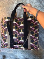 Orla Kiely Lola Girl Morello Large Shopper Shoulder Bag Canvas Great Condition