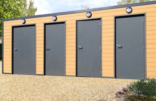 Prefabricated toilet block - prefabricated,
