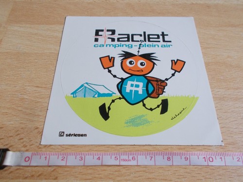 Sticker raclet camping - sticker, plein