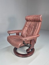 Brown leather ekorness - brown,